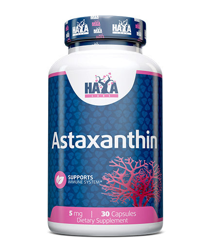 Haya Labs Astaxanthin 5mg - 30 Kapsula – Snažan Antioksidans za Zaštitu Ćelija