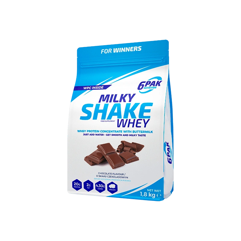 6PAK Milky Shake Whey – Ukusan proteinski šejk za mišićni rast i oporavak
