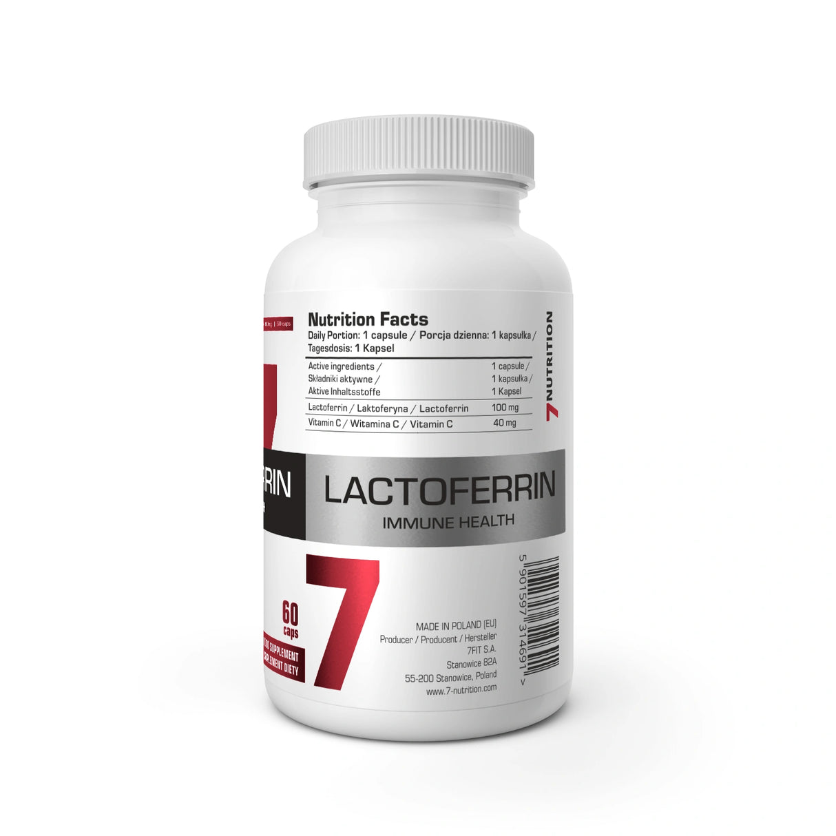 7Nutrition Lactoferrin 60 kapsula – Laktoferin za podršku imunitetu i metabolizmu gvožđa