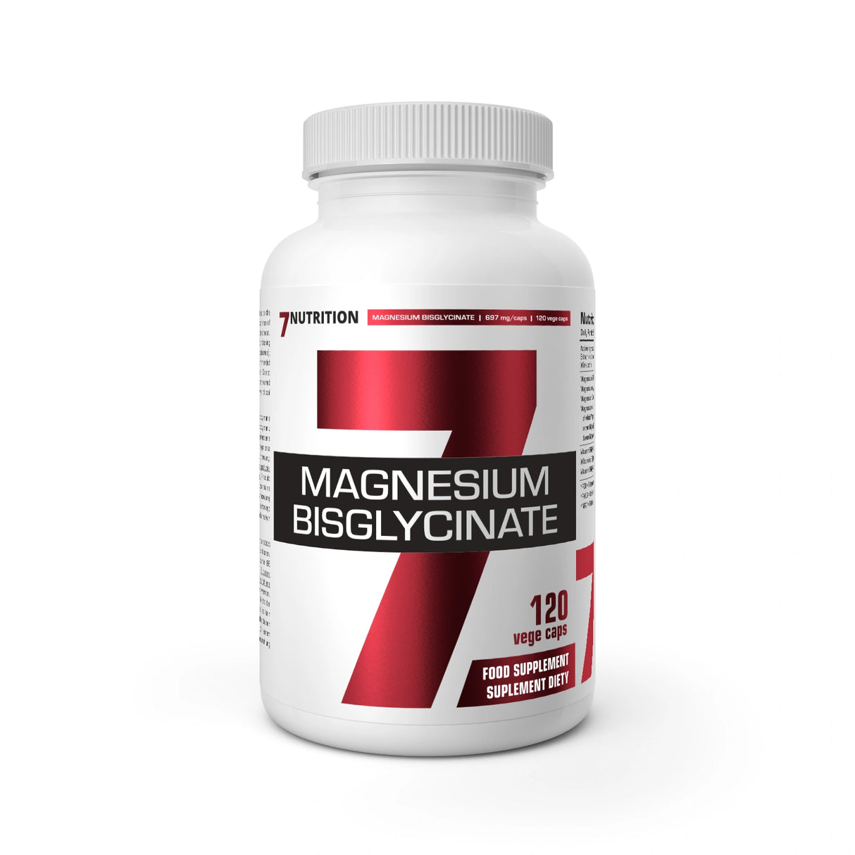 7Nutrition Magnesium Bisglycinate 120 vege kapsula – Magnezijum bisglicinat sa vitaminom B6
