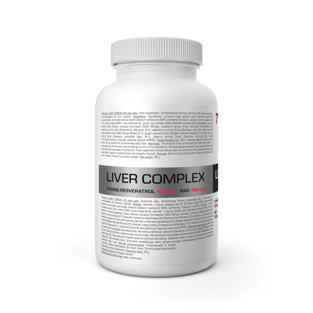 7Nutrition Liver Complex, 60 Kapsula – Napredna Formula za Podršku Jetri
