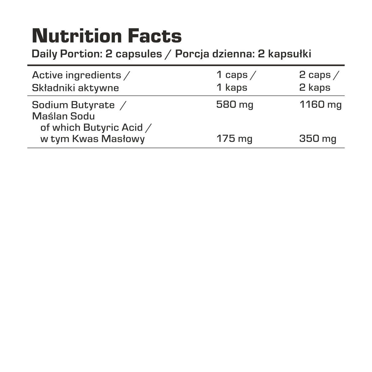 7Nutrition Natrijum Butirat, 100 Kapsula - Podrška Zdravlju Creva