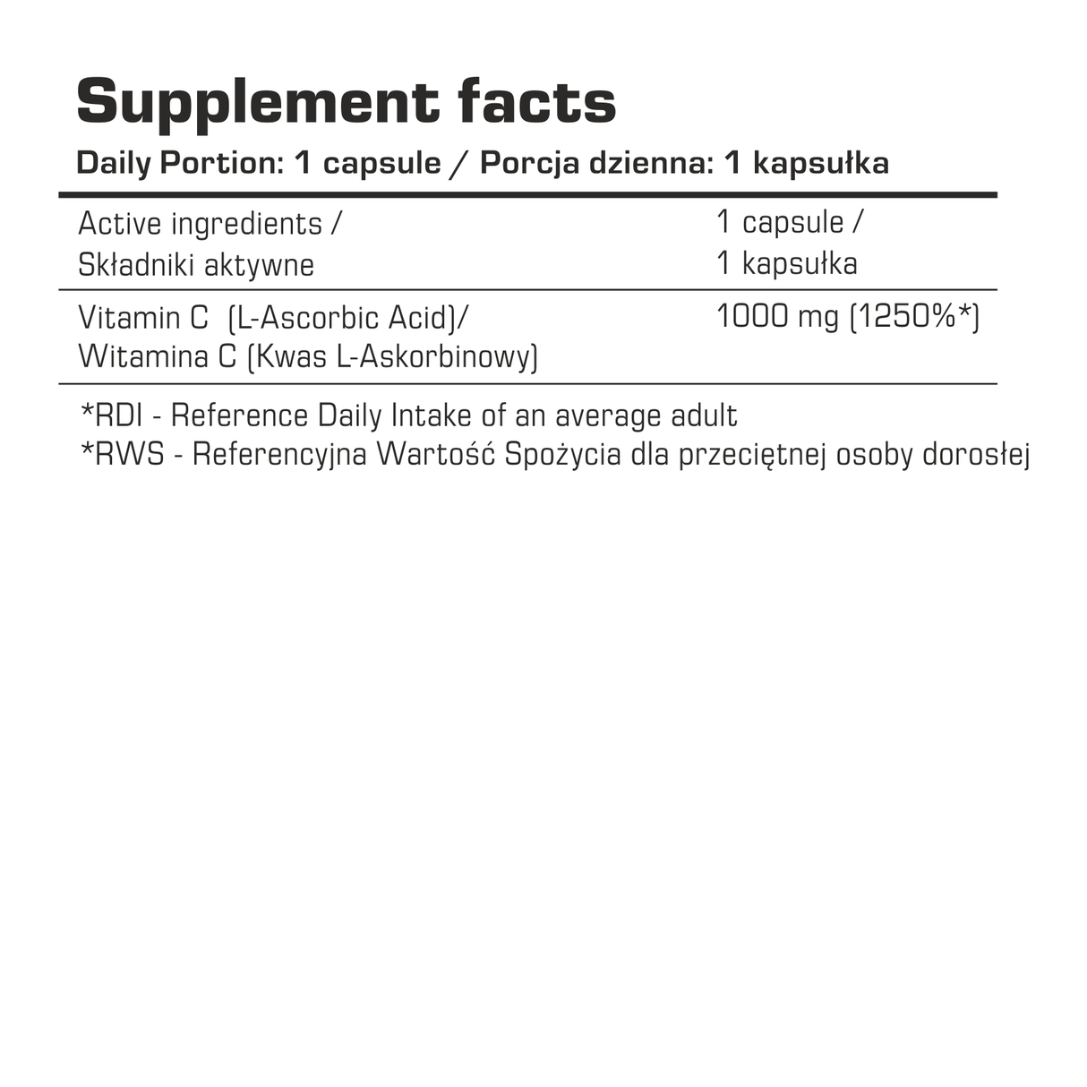 7Nutrition Vitamin C 1000mg, 90 Kapsula - Podrška Imunitetu
