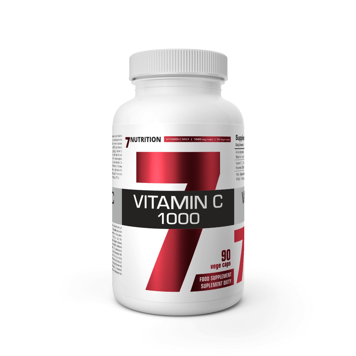 7Nutrition Vitamin C 1000mg, 90 Kapsula - Podrška Imunitetu