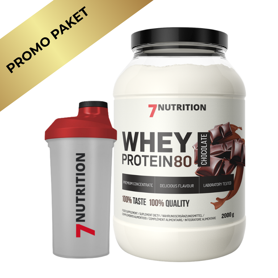 7Nutrition Whey Protein 80 2kg + GRATIS Shaker – protein za mišiće i oporavak
