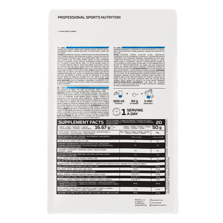 OstroVit Carbo 1000 g – Ugljeni hidrati za energiju i oporavak