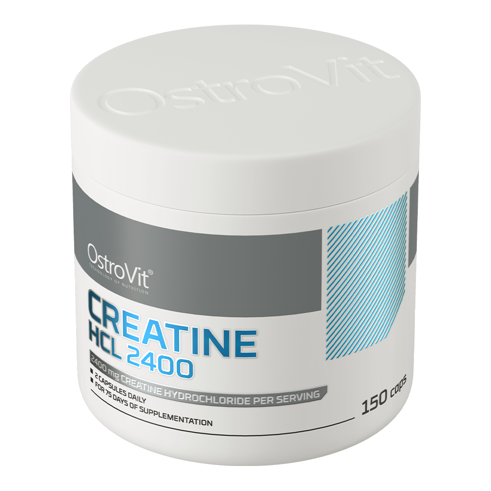 OstroVit Creatine HCl 2400 mg – Kreatin hidrohlorid kapsule za snagu i performanse
