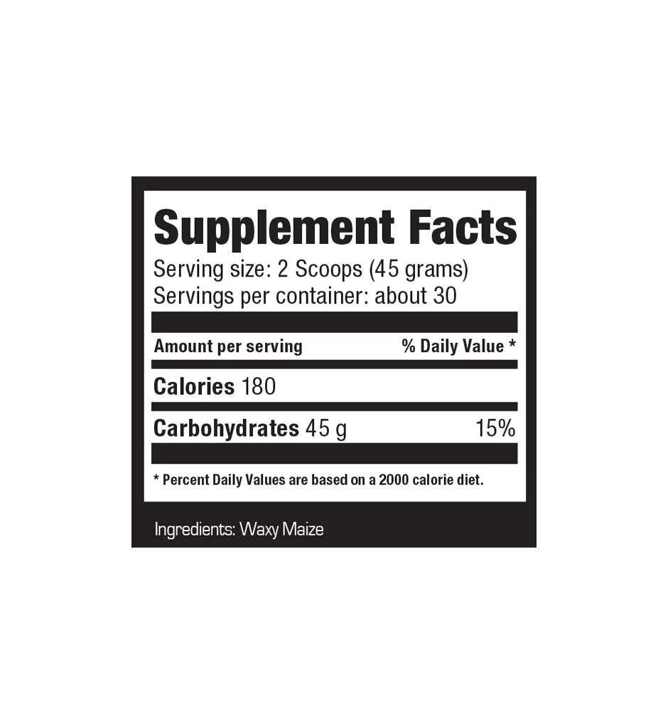 Ultimate Nutrition Waxy Maize – Brzoupijajući Ugljeni Hidrat za Energiju i Oporavak