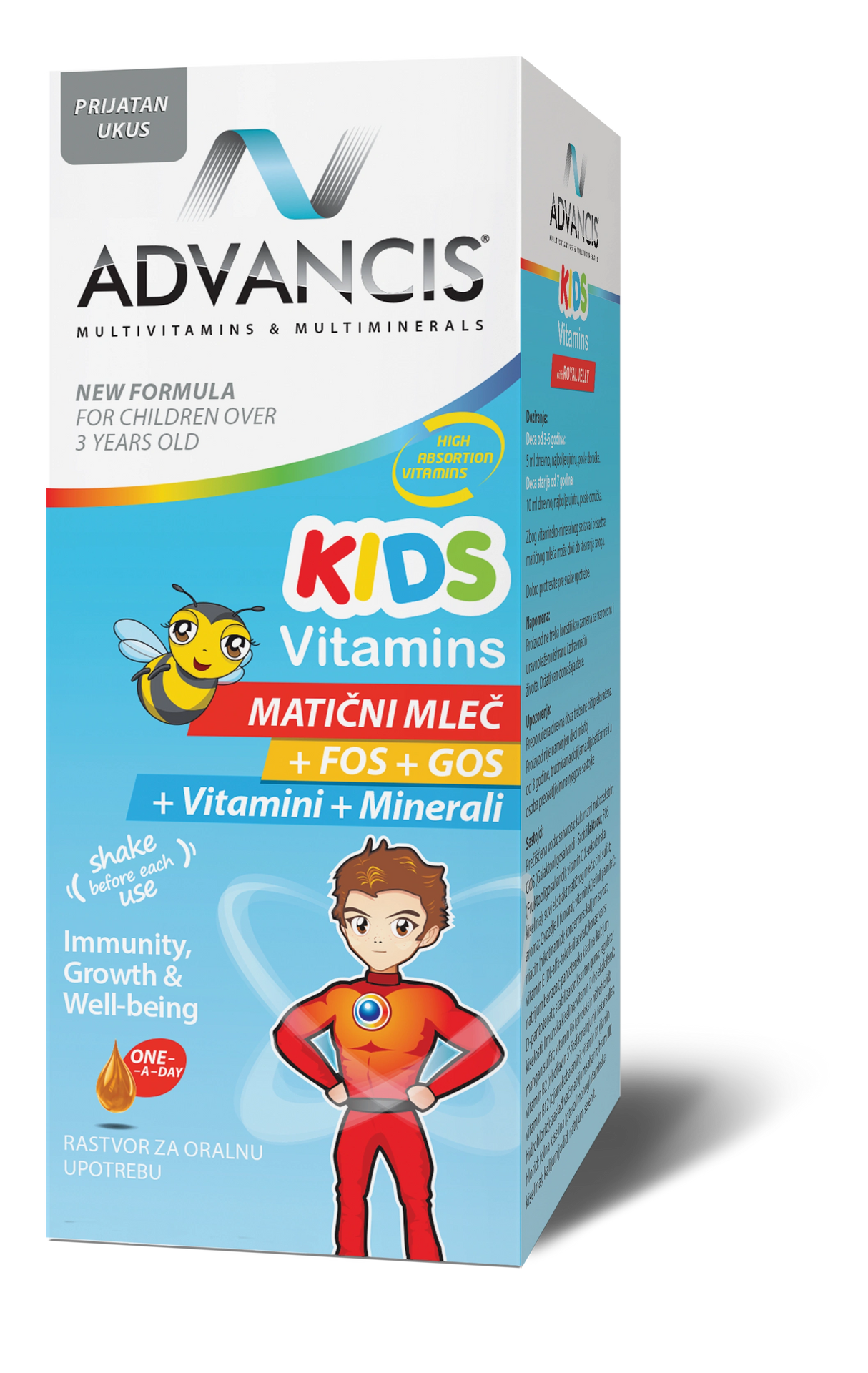 Advancis Kids Vitamins - Multivitamin za Decu sa Matičnim Mlečom i Prebioticima