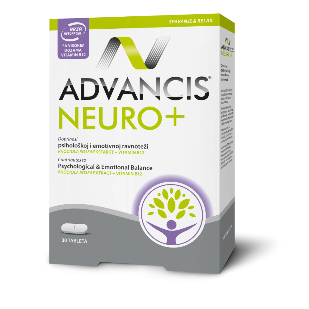 Advancis Neuro+ - Podrška Mentalnoj Energiji i Kognitivnim Funkcijama