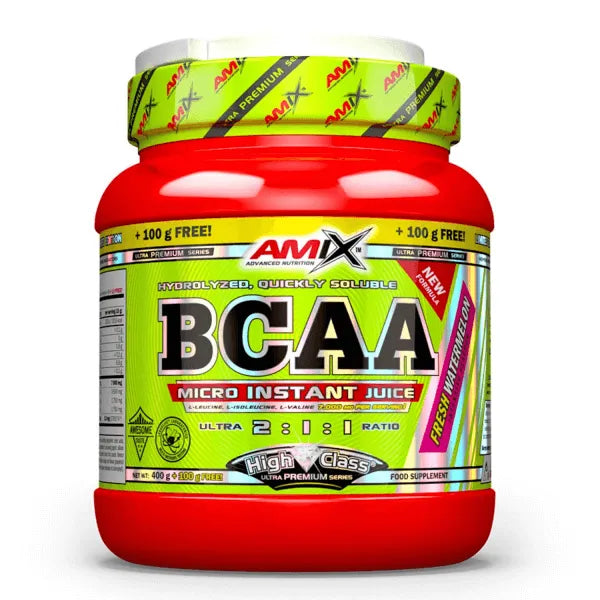 Amix BCAA High Class Micro-Instant Juice 500g Trešnja – Čist BCAA 2:1:1