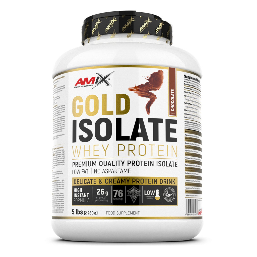 AMIX Gold Whey Protein Isolate 2.28kg – Premium Izolat Proteina