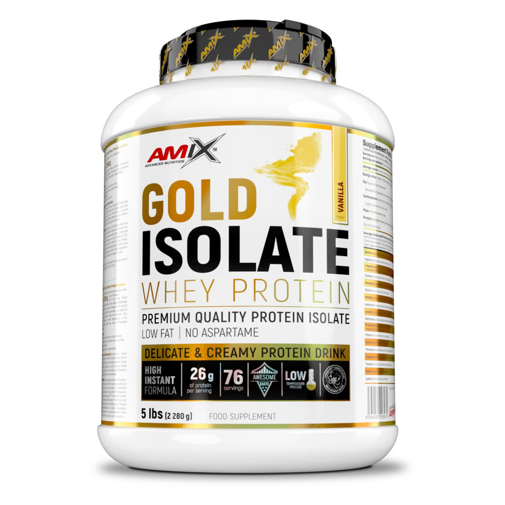 AMIX Gold Whey Protein Isolate 2.28kg – Premium Izolat Proteina