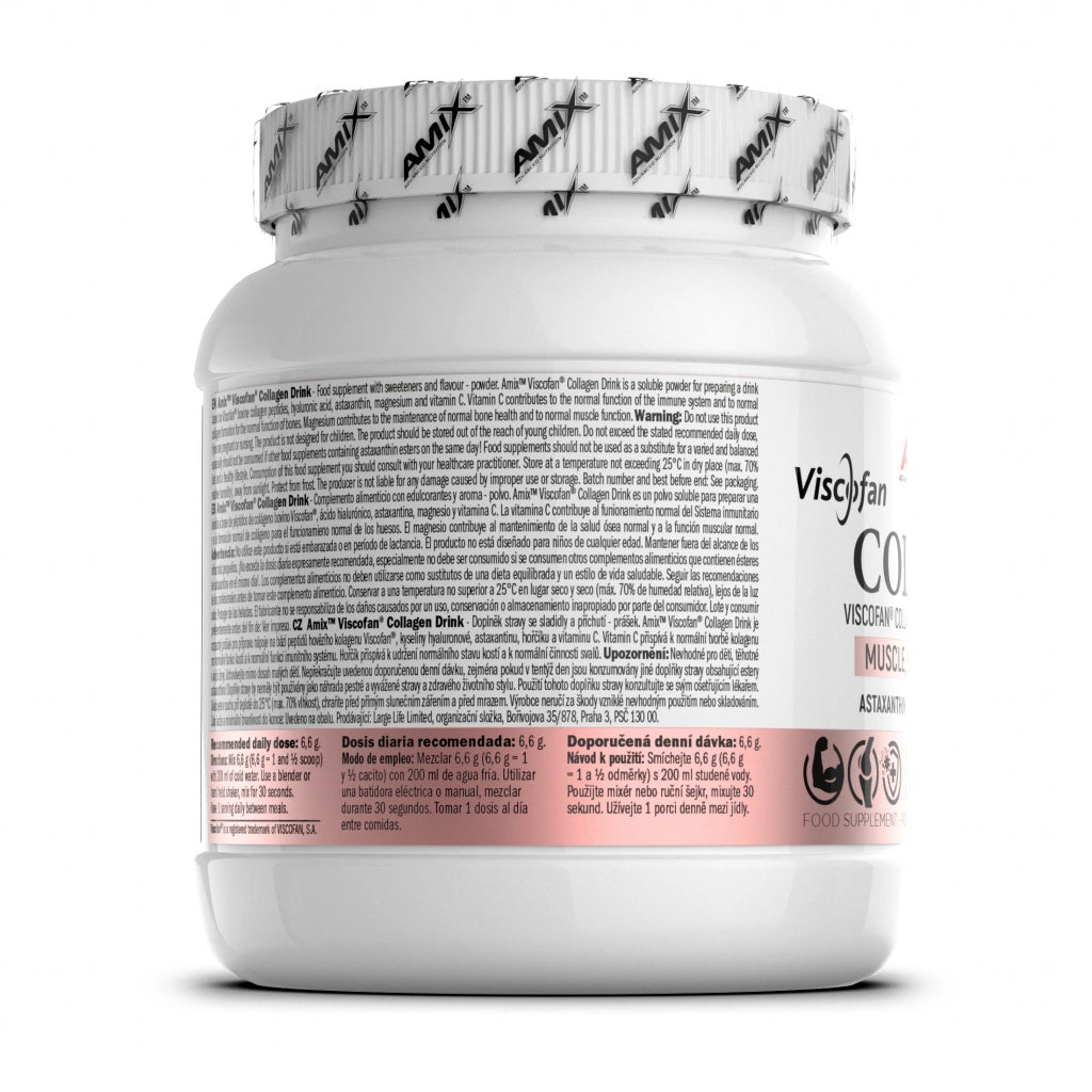 Amix Viscofan® Collagen Drink Vanila 300 g – Kolagen sa Hijaluronom i Magnezijumom - Dobrobit