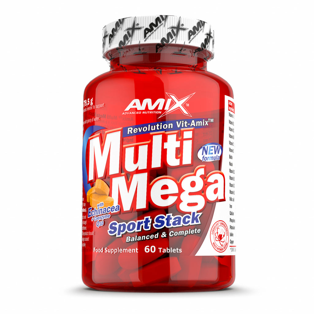 Amix® Multi Mega Stack – Preko 40 Vitamina i Minerala Za Maksimalne Performanse