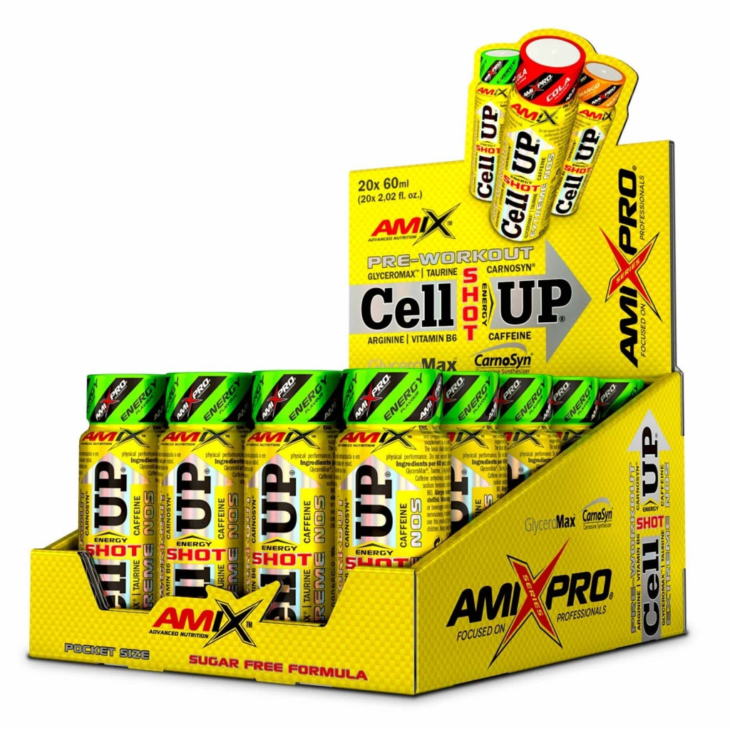 Amix CellUp Shot 20x60ml – Pre-Workout u praktičnom pakovanju