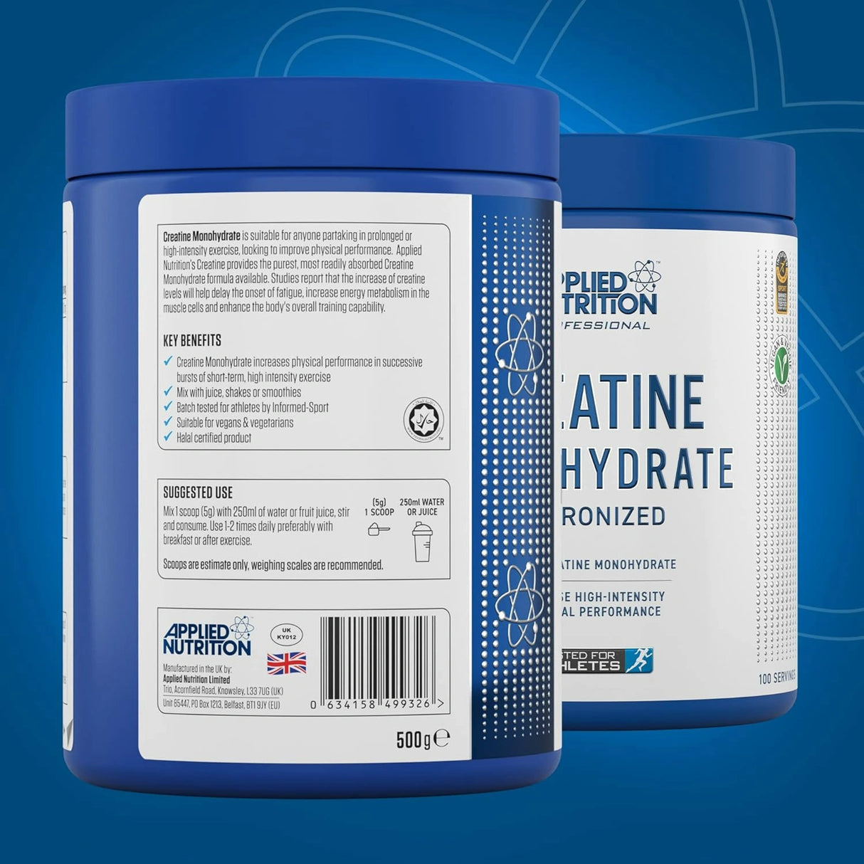 Applied Nutrition Creatine Monohydrate – 100% mikronizovani kreatin