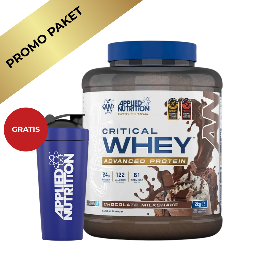 Applied Nutrition Critical Whey 2 kg + Metal Shaker GRATIS