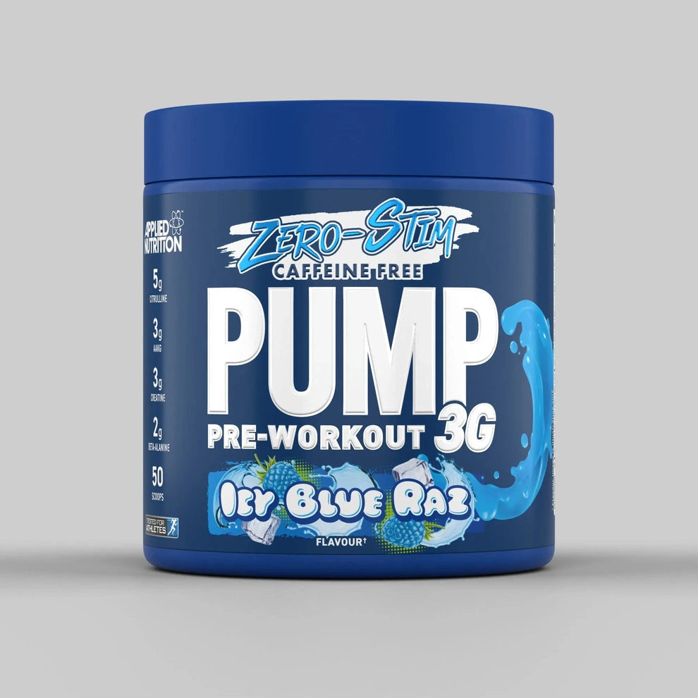 Applied Nutrition Pump 3G Zero - Pre-Workout bez Stimulansa za Neverovatan Pump