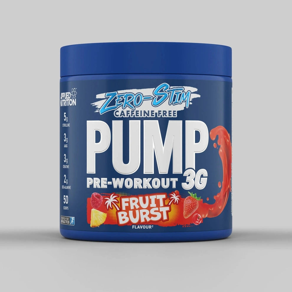 Applied Nutrition Pump 3G Zero - Pre-Workout bez Stimulansa za Neverovatan Pump