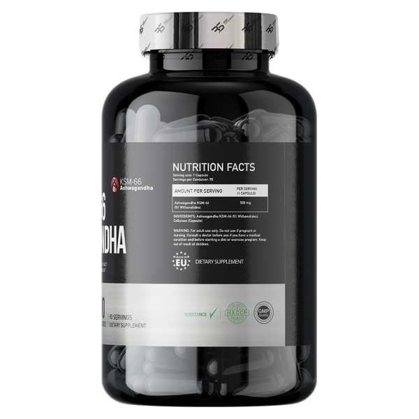 Basic Supplements KSM-66 Ashwagandha 90 Kapsula – Smanjenje Stresa i Energija