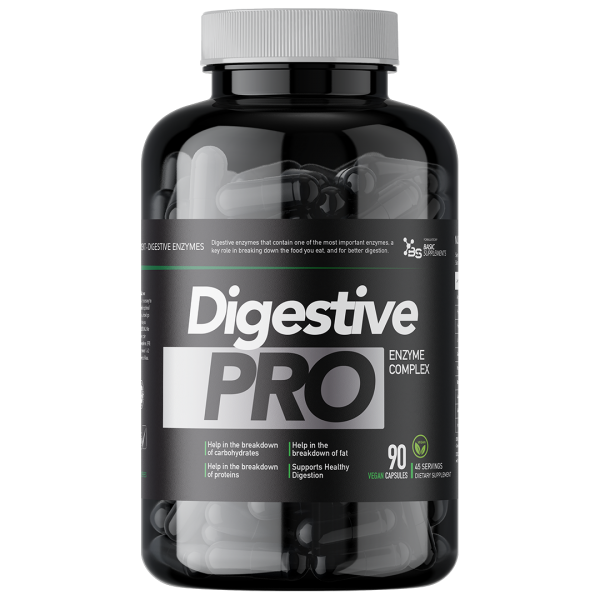 Basic Supplements Digestive PRO, 90 Kapsula – Podrška Varenju sa Enzimima