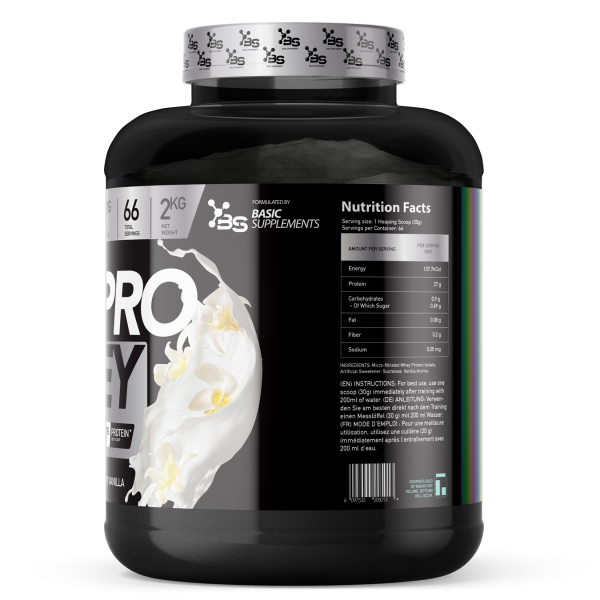 Basic Supplements ISO-PRO Whey 2kg – Izolovani Protein Visokog Kvaliteta