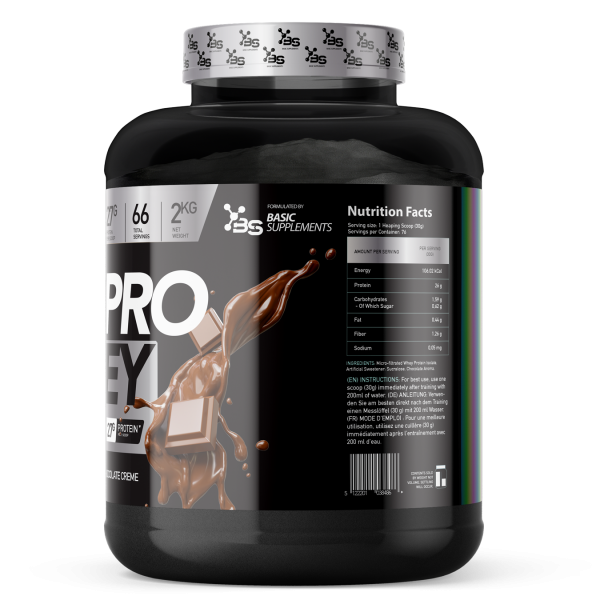 Basic Supplements ISO-PRO Whey 2kg – Izolovani Protein Visokog Kvaliteta