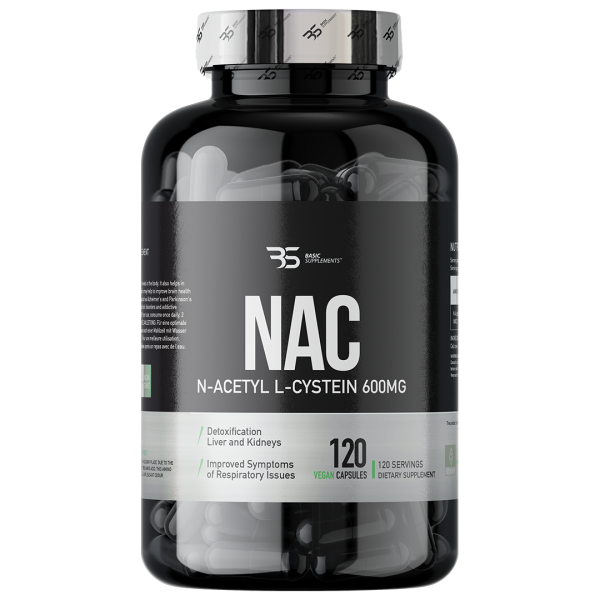 Basic Supplements NAC PRO, 120 Kapsula – Detoksikacija i Podrška Imunitetu