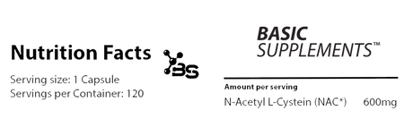 Basic Supplements NAC PRO, 120 Kapsula – Detoksikacija i Podrška Imunitetu
