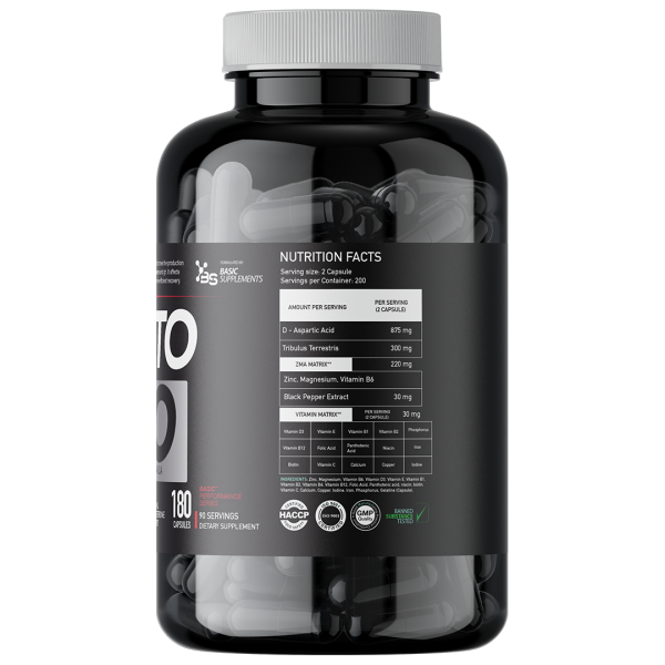 Basic Supplements Testo PRO – Prirodna Formula za Podršku Muškom Hormonu
