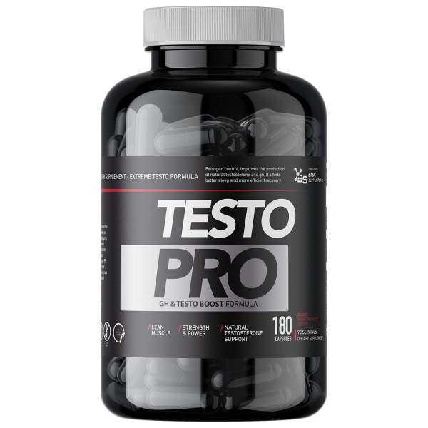 Basic Supplements Testo PRO – Prirodna Formula za Podršku Muškom Hormonu