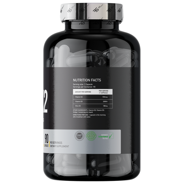 Basic Supplements Vitamin D3 + K2 PRO – Optimalna Podrška Kostima i Srcu