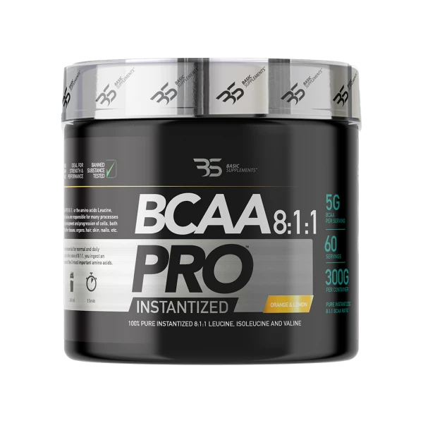 Basic Supplements BCAA PRO 8:1:1 – Napredna Formula za Mišićni Oporavak i Rast