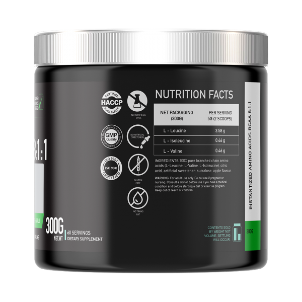 Basic Supplements BCAA PRO 8:1:1 – Napredna Formula za Mišićni Oporavak i Rast