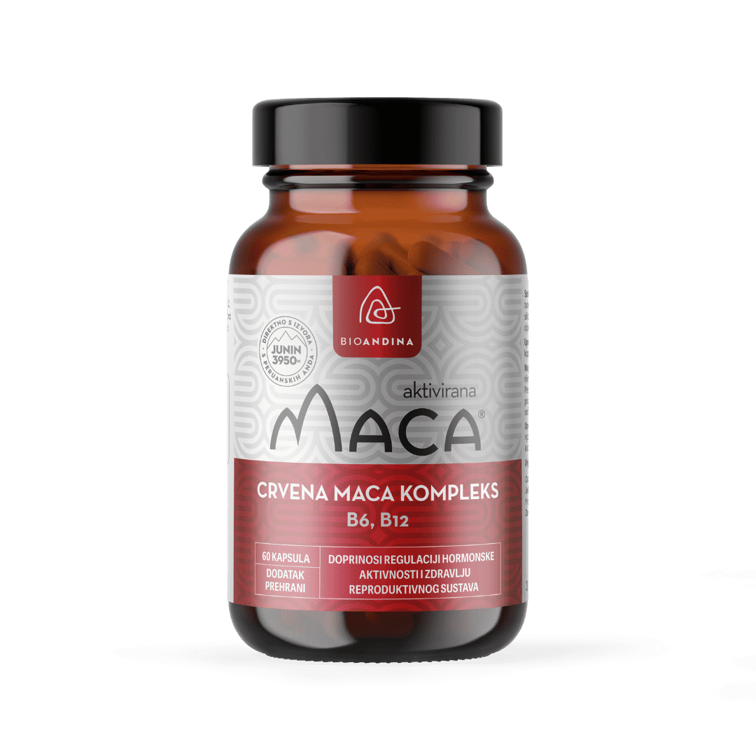 Bioandina Crvena Maka Kompleks, 60 Kapsula – Hormonska Ravnoteža i Energija