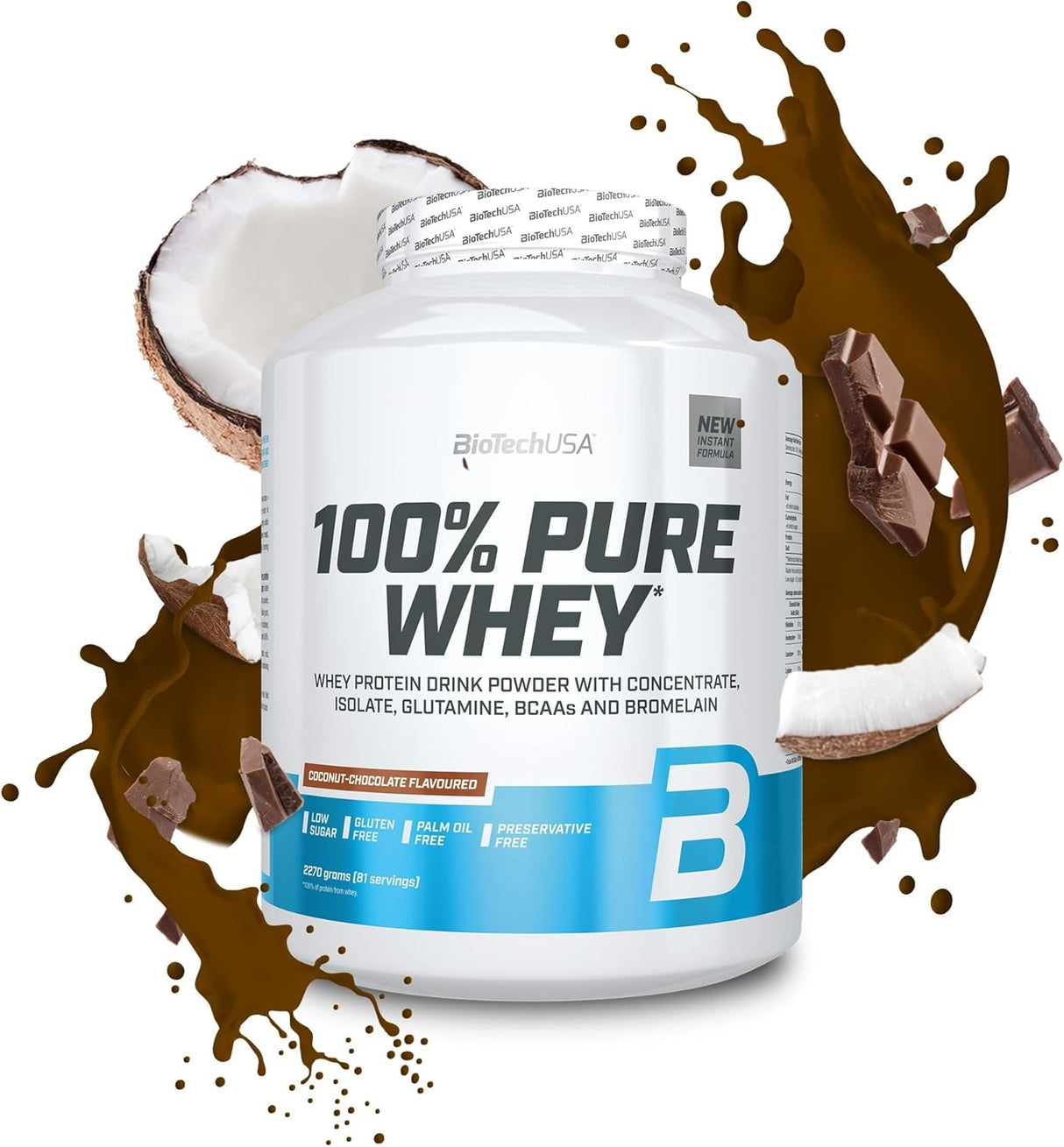 BioTechUSA 100% Pure Whey – Premium Izolat Surutke sa 24g Proteina po Obroku