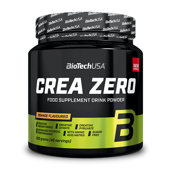 BioTechUSA Crea Zero kreatin prah, ukus pomorandža – pakovanje od 320 g