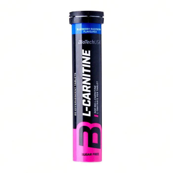 BiotechUSA L-Carnitine 500mg Effervescent – Za Energiju i Sagorevanje Masti