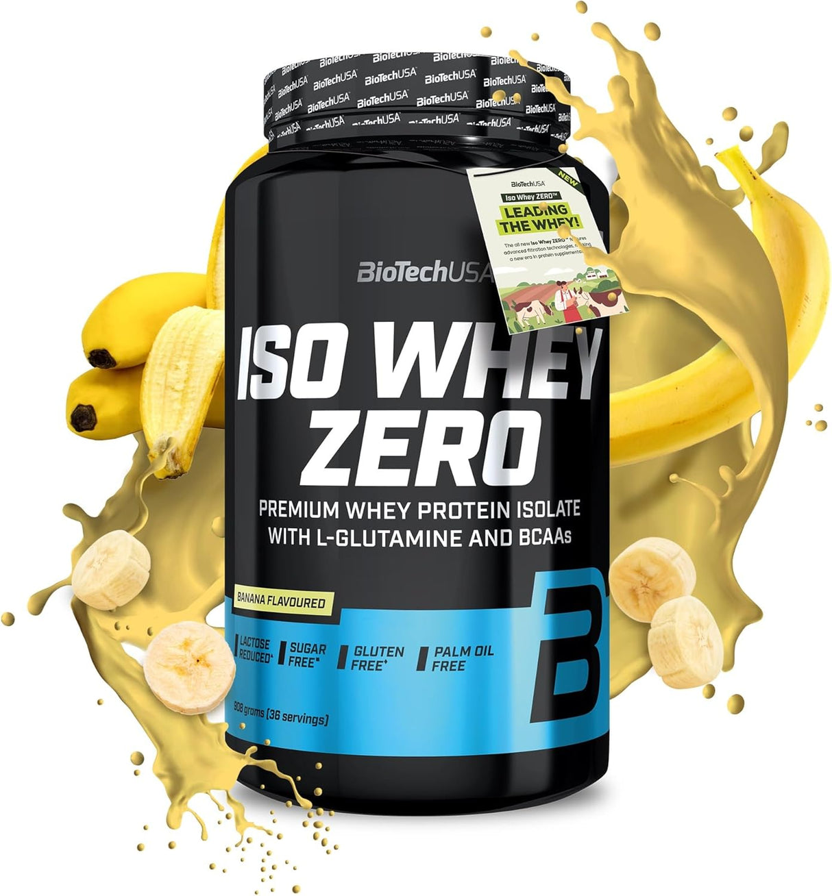 BioTechUSA Iso Whey Zero - Premium Proteinski Prašak sa 25g Proteina po Serviranju
