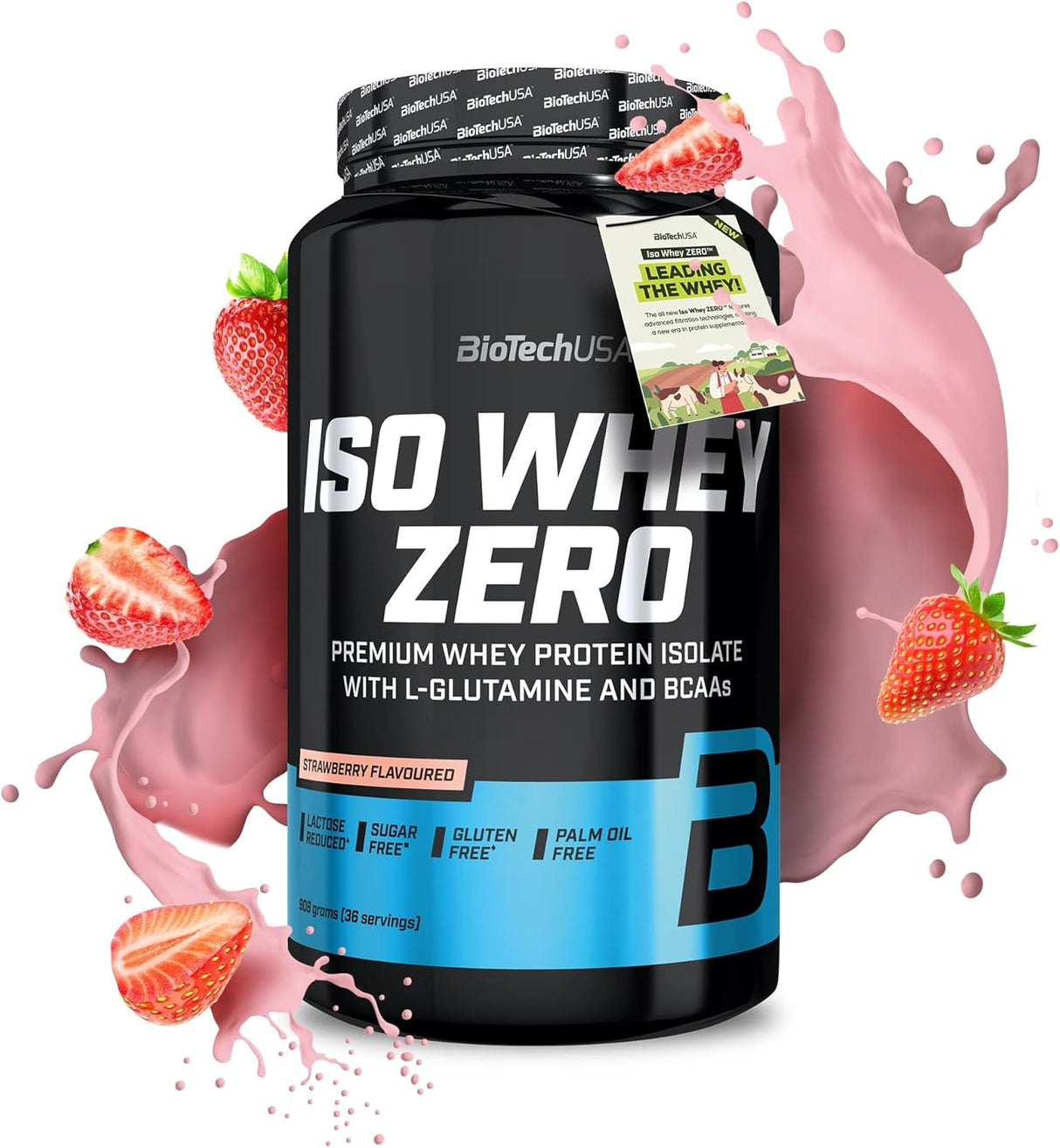 BioTechUSA Iso Whey Zero - Premium Proteinski Prašak sa 25g Proteina po Serviranju