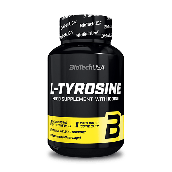 BioTechUSA L-Tirozin 500 mg sa jodom – bočica sa 100 kapsula
