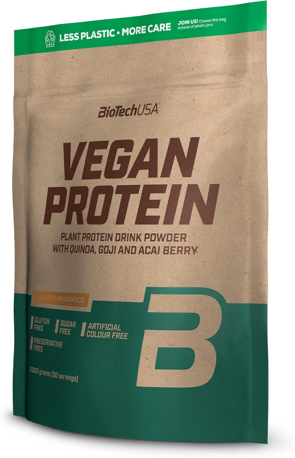 Biotech USA Vegan Protein - Biljni Proteinski Prah za Mišićni Razvoj