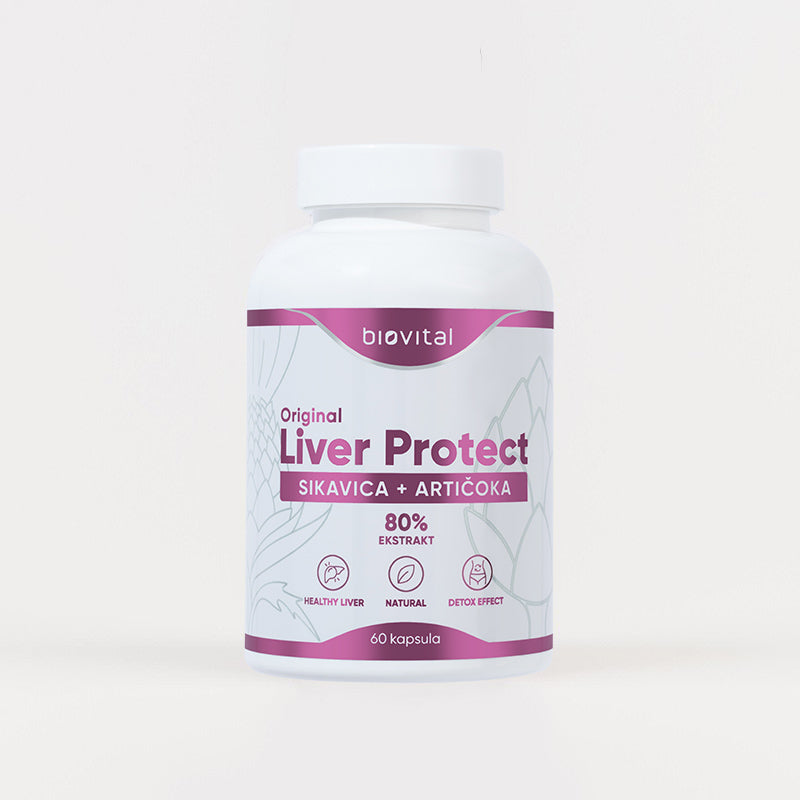 Biovital Original Liver Protect – Ekstrakt Sikavice i Artičoke Za Zdravlje Jetre