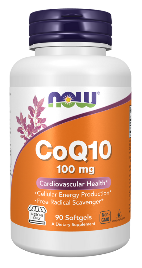 NOW Foods CoQ10 100 mg - Podrška Za Energiju i Zdravlje Srca