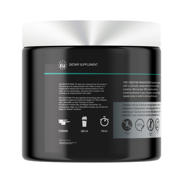 Basic Supplements CREA PRO – Mikronizovani Kreatin za Snagu i Izdržljivost