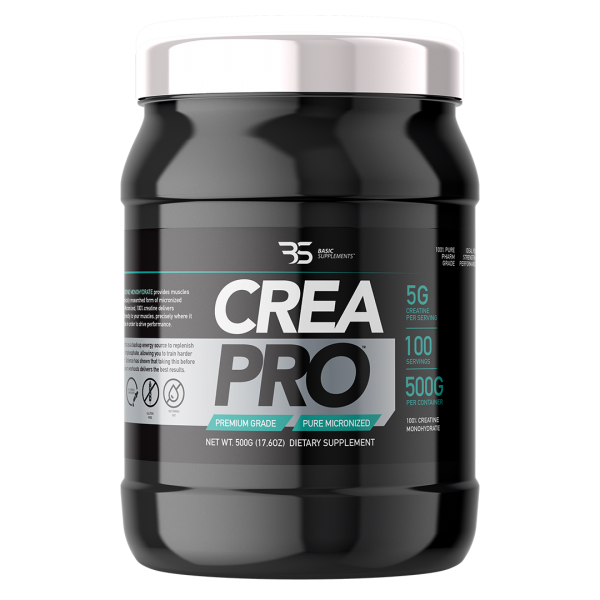 Basic Supplements CREA PRO – Mikronizovani Kreatin za Snagu i Izdržljivost