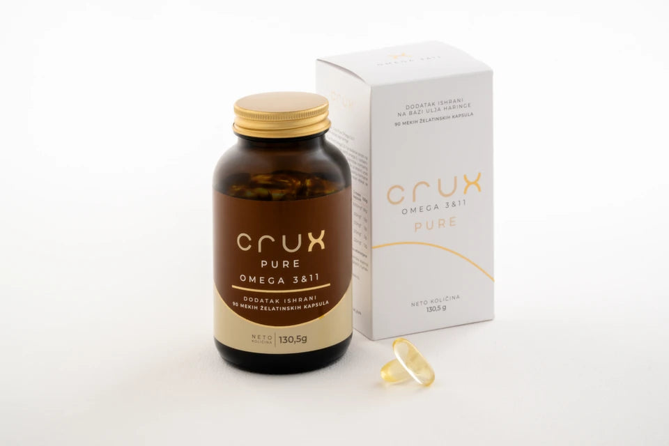 Crux Pure Omega 3 + 11 – Čisto Norveško Ulje Za Srce, Mozak i Vid