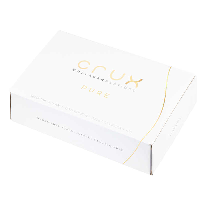 Crux Pure Collagen Peptide, 30 Kesica – Goveđi Kolagen Za Zglobove, Kožu i Kosu