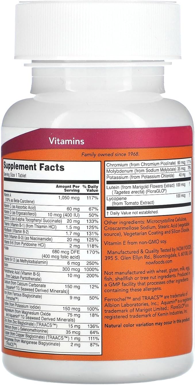 NOW Foods Daily Vits – Kompleks Vitamina za Svakodnevnu Energiju i Imunitet - Dobrobit